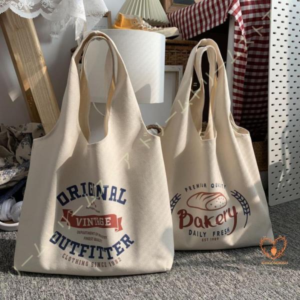 トートバッグ キャンバス レディース 大容量 A4サイズ対応 ショルダーバッグ 内袋付き ショッピン...