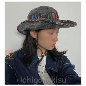 サファリハット カウボーイハット バケットハット アウトドア 帽子 レディース メンズ