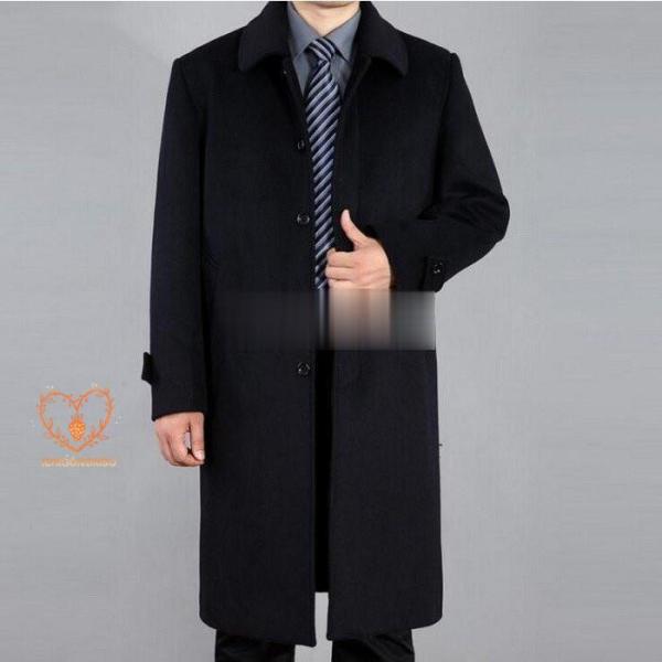 ビジネスコート メンズ チェスターコート ステンカラーコート ウール ロングコート アウター ハーフ...