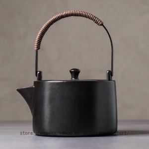 爆買陶のやかん 小さい 直火 ケトル 陶器製 ヤカン 陶やかん ケットル 大容量 広口 お茶 湯沸かし麦茶 ティーポット 耐熱ハンドル キッチン用品 調理用品 やかん