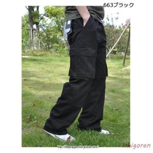 爆買カーゴパンツ メンズ 大きいサイズ ゆった...の詳細画像3