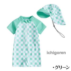 ベビー 水着 ロンパース 半袖 ラッシュガード...の詳細画像5