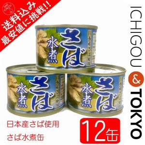 さば水煮缶 国産原料 12個セット｜ichigou-sake