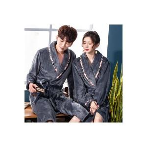 バスローブ メンズ レディース ガウン 部屋着 パジャマ