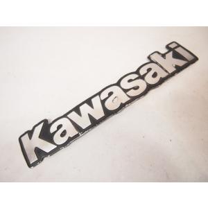 カワサキ純正エンブレム1点/割れなし修理や加工材料にも。旧車レストア/KAWASAKI