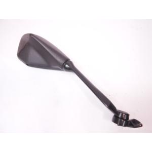 LED ウインカー付き バックミラー カーボン調 スクエア 左右 バイク