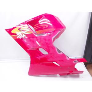 GT250R純正アンダーカウル左 ガリ傷ヒビ欠けで補修に。ヒョースン