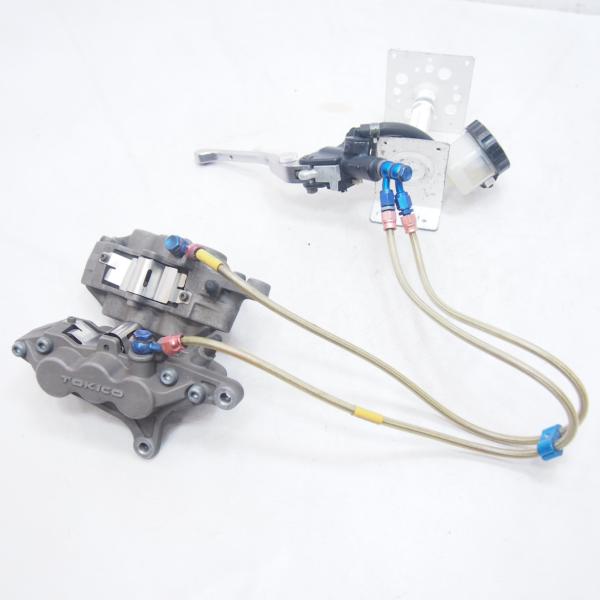 ZX-9R純正フロントブレーキsetマスター6potキャリパーtokico製ZX900E削れ傷なし0...