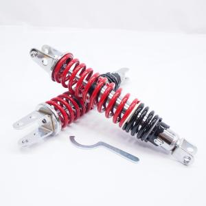 マルゾッキ サスペンション ホーク cb250t cb400t cb250n 即決CB250TホークCB400T MDIメッキxブラックxレッド左右リアサス