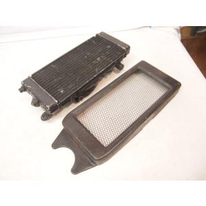 スティード400純正ラジエーター 穴あきなし修理用に。NC26 カバー ガード
