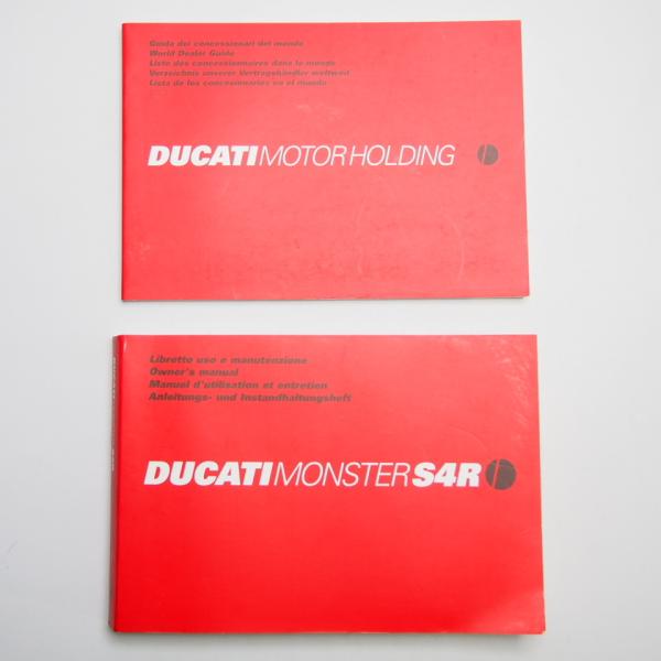 即決/送料無料.4カ国語.Ducati.ドゥカティ.S4R.オーナーズマニュアル.取扱説明書.配線図...