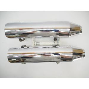 ハーレー04-06年ソフテイルFLSTC FXSTS FXSTB純正サイレンサー前後