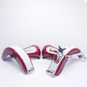 XL1200C タンク 赤/銀 ハーレー 純正 中古 バイク 部品 スポーツスター