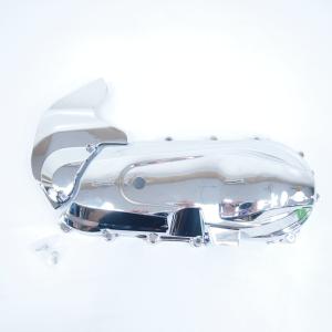 ズーマーX JF52社外エンジンカバー左クランクケースカバー サイドカバー クローム メッキ ZOOMER-Xスクーピー110i