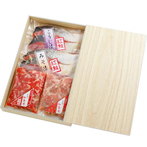 【福島紅葉漬】阿武隈の紅葉漬 鮭浪漫 LR-3GA 受発注商品【送料無料・クール代込】　ギフト プレ...