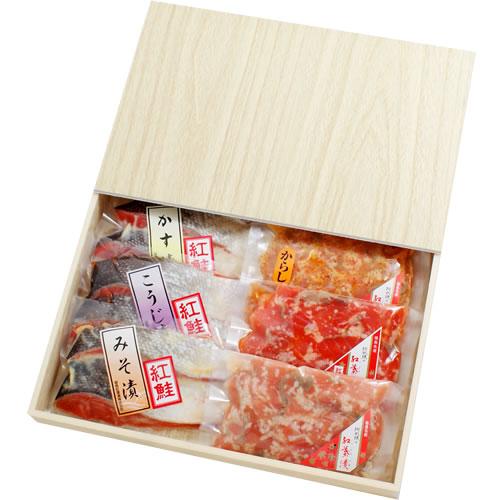 【福島紅葉漬】阿武隈の紅葉漬 鮭浪漫 LR-5GA 受発注商品【送料無料・クール代込】　ギフト プレ...
