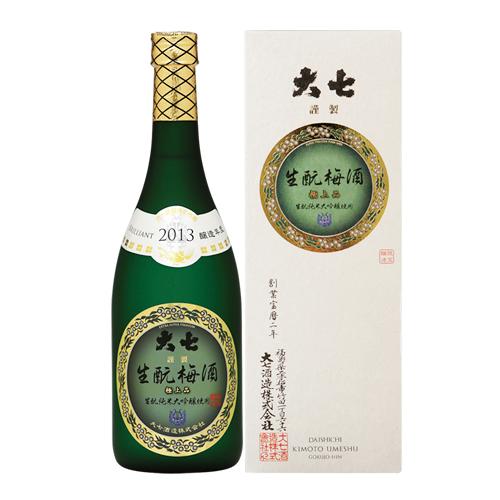 極上品 梅酒 大七酒造 大七生もと梅酒 極上品 720ml きもと梅酒 日本酒で造る梅酒　ギフト プ...