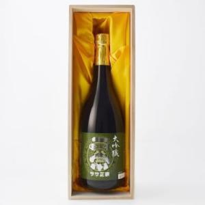 日本酒 笹正宗酒造 大吟醸 ササ正宗 720ml 桐箱入 福島　ギフト プレゼント(4935161800724)｜ichiishop