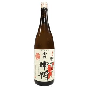 日本酒 鶴の江酒造 会津中将本醸造 辛口 獅子おどり 1800ml 福島　ギフト プレゼント(4980003020310)