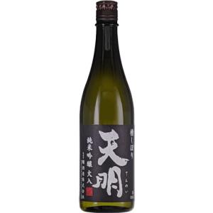 天明 純米吟醸 火入 黒ラベル 720ml 曙酒造 福島 日本酒　ギフト プレゼント(4990877052331)