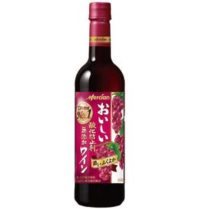 赤ワイン フルボディ メルシャン おいしい酸化防止剤無添加赤ワイン ふくよか 赤 720ml PET ペットボトル　ギフト プレゼント(4973480326945)｜ichiishop