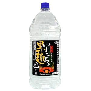 まとめ買い いも焼酎 若松酒造 黒麹 いもっちょ 4000ml×4本 25度