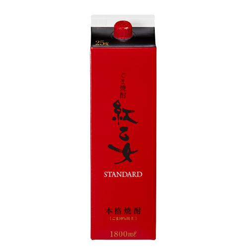 ごま焼酎 紅乙女酒造 胡麻祥酎 紅乙女 紙パック 25度 1800ml パッケージリニューアル 12...