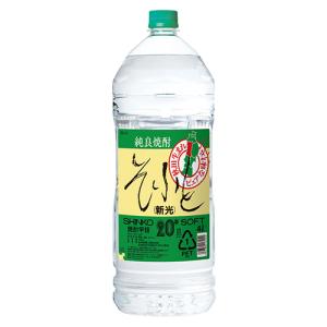 焼酎 甲類 大容量 オエノン そふと新光 20度 4000ml ペット 4個まで1個口配送可能　ギフト プレゼント(4967860161042)｜ichiishop