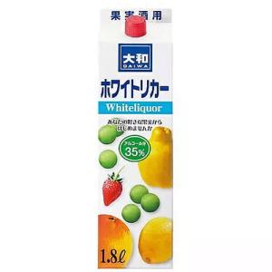 ホワイトリカー 大和パック 1800ml 35度 盛田 紙パック 焼酎甲類 果実酒用 12個まで1個口配送可能　ギフト プレゼント(4902856800031)｜ichiishop