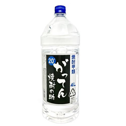 【焼酎甲類大容量】がってん焼酎之助 4000ml 20度 ペット 聖酒造 群馬【4個まで1個口配送可...