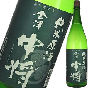 日本酒 鶴の江酒造 会津中将 純米原酒 1800ml 鶴乃江酒造 福島　ギフト プレゼント(4980003011219)
