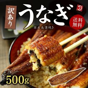 うなぎ ウナギ 国産 訳あり蒲焼き500g 送料無料 かばやき 海鮮 《eel-ue3》〈ue1〉sy yd5[[訳ありウナギ蒲焼き500g]｜ichijyo