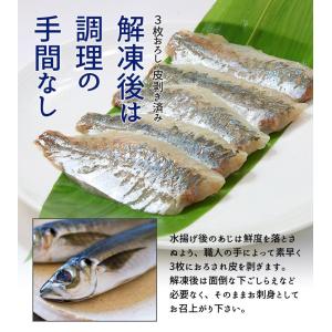 真あじフィレお刺身用20枚 (250g前後) ...の詳細画像4
