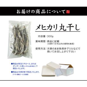 メヒカリ丸干し 300g 小さいサイズ 15〜...の詳細画像1