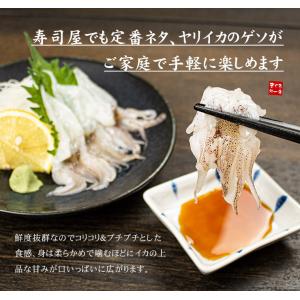 ヤリイカげそ20枚入り×5パック お刺身 自然...の詳細画像3