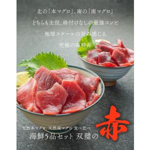 お中元 ギフト 天然本マグロ&南マグロ!海鮮セ...の詳細画像2