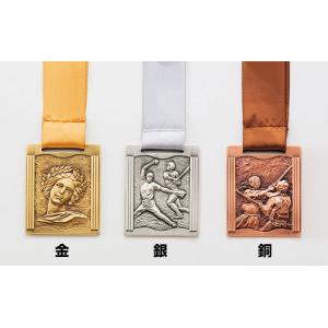 表彰メダル 55mmx45mm [スタンド付クリアープラケース入]