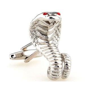 コブラ 蛇 ヘビdesertcobra cufflinks 到着後レビューを書いて送料無料 カフス カフスボタン カフリンクス｜ichikawa929