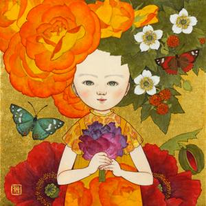 【真作保証】小野州一「マリオネット」油彩 真筆 直筆サイン 画廊シール有り 絵画 真作保証】小野州一「マリオネット」油彩 真筆 直筆サイン 画廊シール