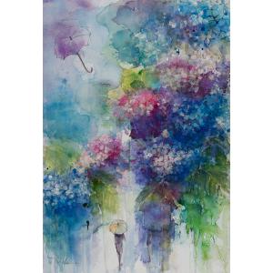 絵画 油絵 青木今陽 肉筆油絵 風景画 上高地 F6 送料無料 : アート