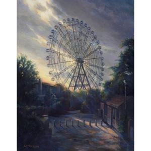 西房浩二、【Beranの箱】、希少な額装用画集より、新品額装付 西房浩二、【Beranの箱】、希少な額装用画集より、新品額装付