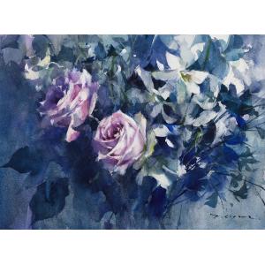 榊原紫峰 冨貴草 直筆サイン・落款入り[20151025] : ソフィア ネット