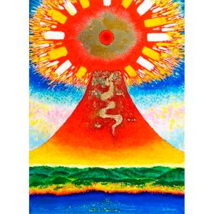 川村信子 「琥の岸辺」 油彩10号 額付き : 一枚の繪Yahoo!店