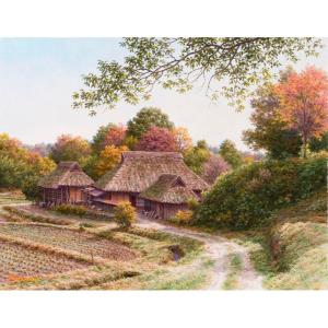 【真作】絵画　今城俊雄　油彩30号　潮風が吹いて　時の流れと海の記憶　U159 真作】絵画 今城俊雄 油彩30号 潮風が吹いて 時の流れ