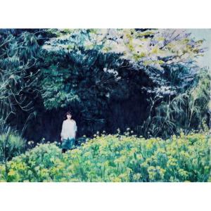 間瀬静江 「花童子」 日本画S5号 額付き : 一枚の繪Yahoo!店 - 通販