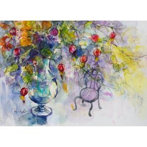 竹内敏彦 絵画 油絵 肉筆油絵 風景画 山麓の民家 F6 送料無料 : アート
