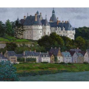 長岡 卓 「新緑の水面（大分県国東半島）」 油彩F6号 : 一枚の繪