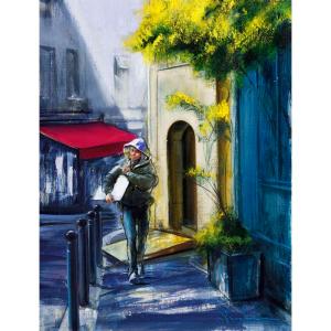 ☆最後の展示品1枚特価 ☆ イタリア製 高級 額絵 風水 「ミモザ