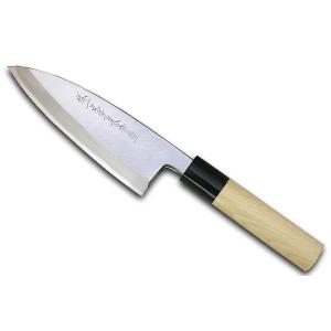 包丁 堺一文字光秀 青鋼 本霞 左出刃包丁210mm【送料無料・名入れ無料