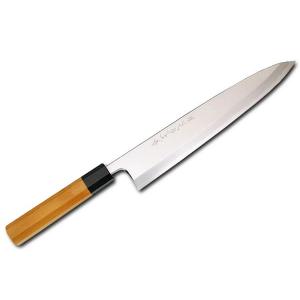 包丁 堺一文字光秀 白一鋼 紋鍛錬 身卸包丁270mm【名入れ即日可能